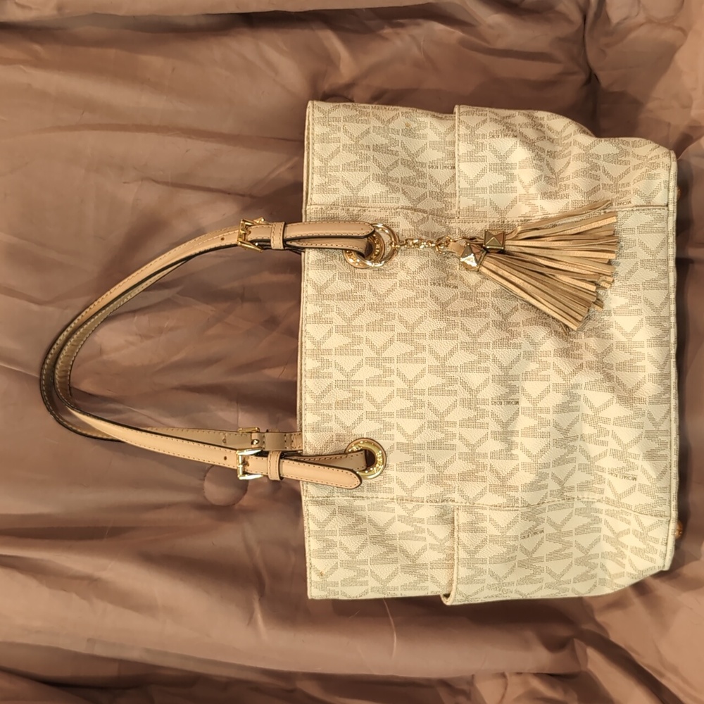Michael Kors Large tote signature cream - Picture 2 of 4